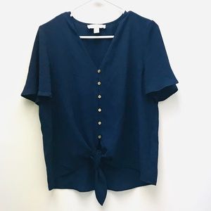 Michael Kors Navy Top. NWOT